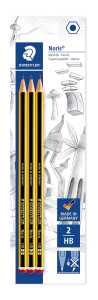 Staedtler Bleistift Noris HB x3 BK 100% PEFC 4007817120316