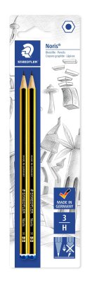 Staedtler Bleistift Noris H x2 BK   100% PEFC