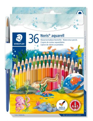 Staedtler Buntstift Noris aqua 36St 100% PEFC