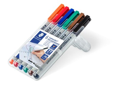 Staedtler Folienstift Lumocolor nonperm.B 6ST