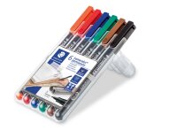 Staedtler Folienstift Lumocolor perm.S 6 ST