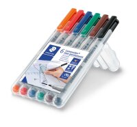 Staedtler Folienstift Lumocolor nonperm.M 6ST