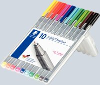 Staedtler Fineliner triplus rPP, 10ST