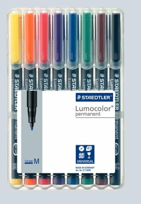 Staedtler Folienstift Lumocolor perm.M 8 ST