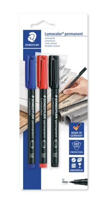 Staedtler Folienstift Lumocolor M perm so 3St