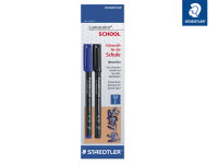 Staedtler Folienstift Lumocolor F perm 2St BK