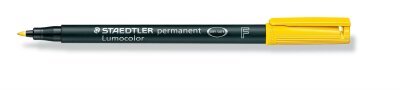 Staedtler Folienstift Lumocolor perm F gelb