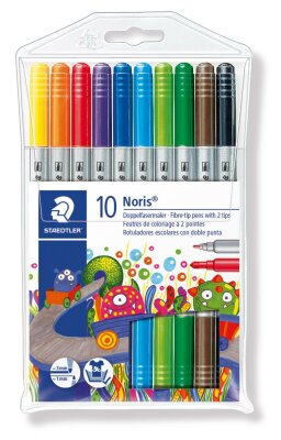 Staedtler Fasermaler D.spitze Noris 10St Etui