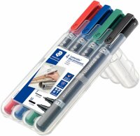 Staedtler Zweispitzm. Lumo. perm. duo 4St Box