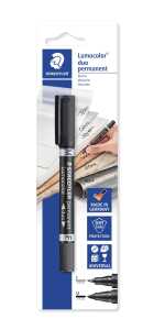 Staedtler Zweispitzmarker Lumocolor perm. BK 4007817348062