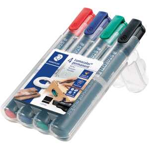 Staedtler Marker Lumocolor permanent 4St Box 4007817350010