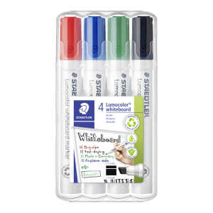 Whiteboardmarker Lumocolor® 351 B 2-5mm farbig sortiert 4 St./Pack.