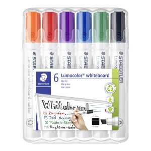 Whiteboardmarker Lumocolor® 351 B 2-5mm farbig sortiert 6 St./Pack.