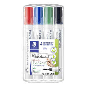 Staedtler Whiteboardmarker Lumocolor 4St Box 4007817328934