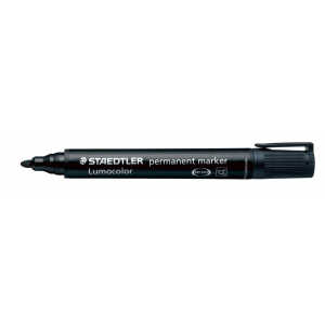 Staedtler Marker Lumocolor permanent schwarz 4007817304648