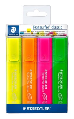 Staedtler Textmarker Textsurfer Promo 4StEtui