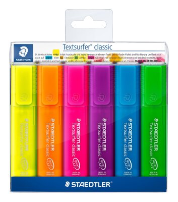 Staedtler Textmarker Textsurfer clas 6St Etui