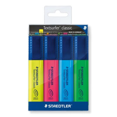 Staedtler Textmarker Textsurfer clas 4St Etui