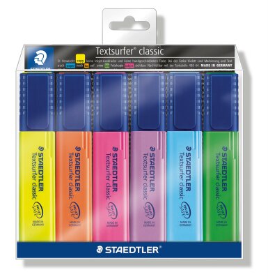 Staedtler Textmarker Textsurfer clas 6St Etui