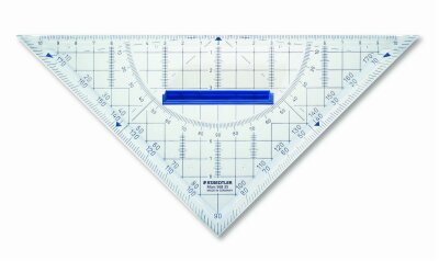 Staedtler Geodreieck 22cm Acryl m.Griff trans