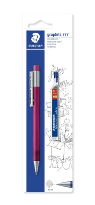 Staedtler Druckbleistift graphite 05+Minen BK