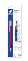 Staedtler Druckbleistift graphite 05+Minen BK