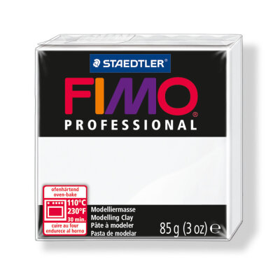 Staedtler Mod.masse Fimo prof 85g weiß