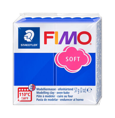 Staedtler Mod.masse Fimo soft brillantblau