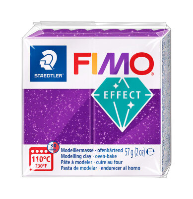 Staedtler Mod.masse Fimo effect lila glitter