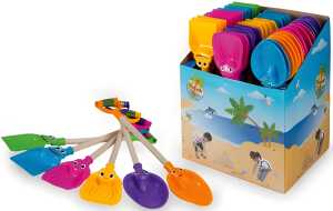 Schaufeln ca. 50x11cm mit lustigen Gesichtern