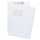 Faltentasche C4 mit 2 cm Klotzboden, 100 Stück, haftkl m Fenster, weiß