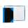 IDENA Idena Kladde A7 FSC-Mix liniert schwarz blau, 96 Blatt 70g/m²
