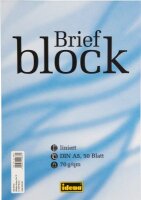 Idena Briefblock A5 50Bl. 70G/Qm,Liniert