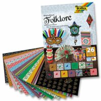 Motivblock Folklore 24x34cm 26 Blatt sortiert