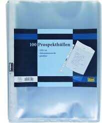 IDENA Idena Prospekthülle A4 100er PG Glasklar, 60my