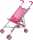 Puppenbuggy pink zusammenklappbar - Schiebehöhe 55cm