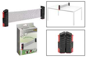Tischtennis-Netz ausziehbar bis 176cm für Tischplatten mit max. 5,2cm