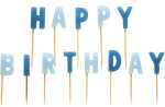 Amscan Kerzen Happy Birthday Blau