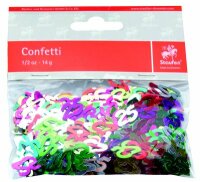 DEMMLER  Confetti Zahl 25 sort 12mm 14g