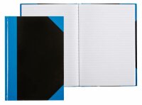 Idena 542901 - Kladde, 96 Blatt, Cover blau/schwarz, 70...