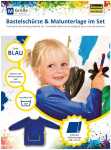 Bastelschürze und Malunterlage, blau 100 x 70cm,...