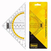 Idena 602083 - Geometriedreieck Superflex, 16 cm