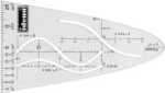 Idena 602408 - Parabel-Schablone, transparent