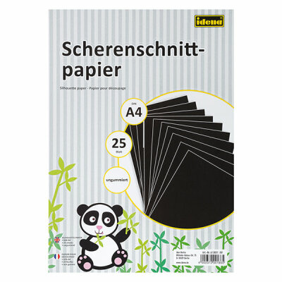 Idena Scherenschnittpap. A4 25 Blatt ungum. 80g