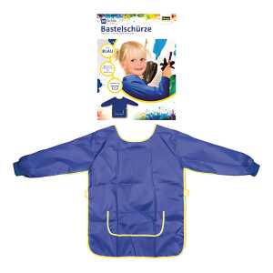 Idena Bastelschürze blau,f. Alter 7-8 Jahre