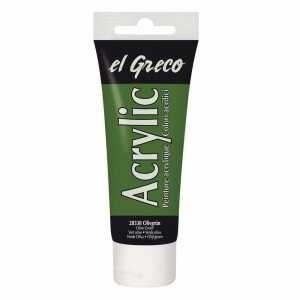 KREUL el Greco Acrylic Olivgrün 75 ml Tube