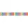 Regenbogengirlande 2 Stück je 2,50 m