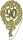 DEMMLER Festliche Zahl 90 gold 8x12cm mit Draht