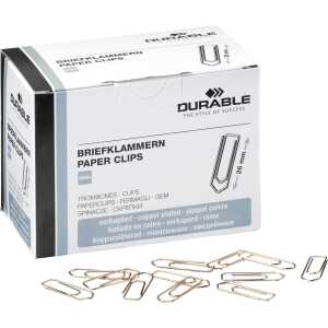 Durable Briefklammer 26mm ku 1000St verkupfert