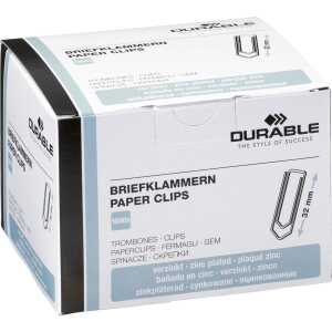 Durable Briefklammer 32mm vz 1000St verzinkt